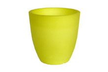 Pot pour plantes, lumineux,plastique - Orione Fluo alto, Vert, 40cm 40cm H