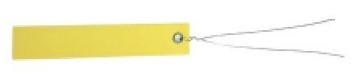 Etiquette  suspendre  100x18mm - 250pc jaune